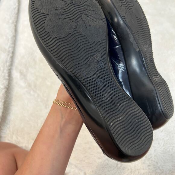 Dansko‎ Womens Size US 7.5 EU 38 Debra Loafer Blue Patent Leather Comfort Slipon - Picture 6 of 6